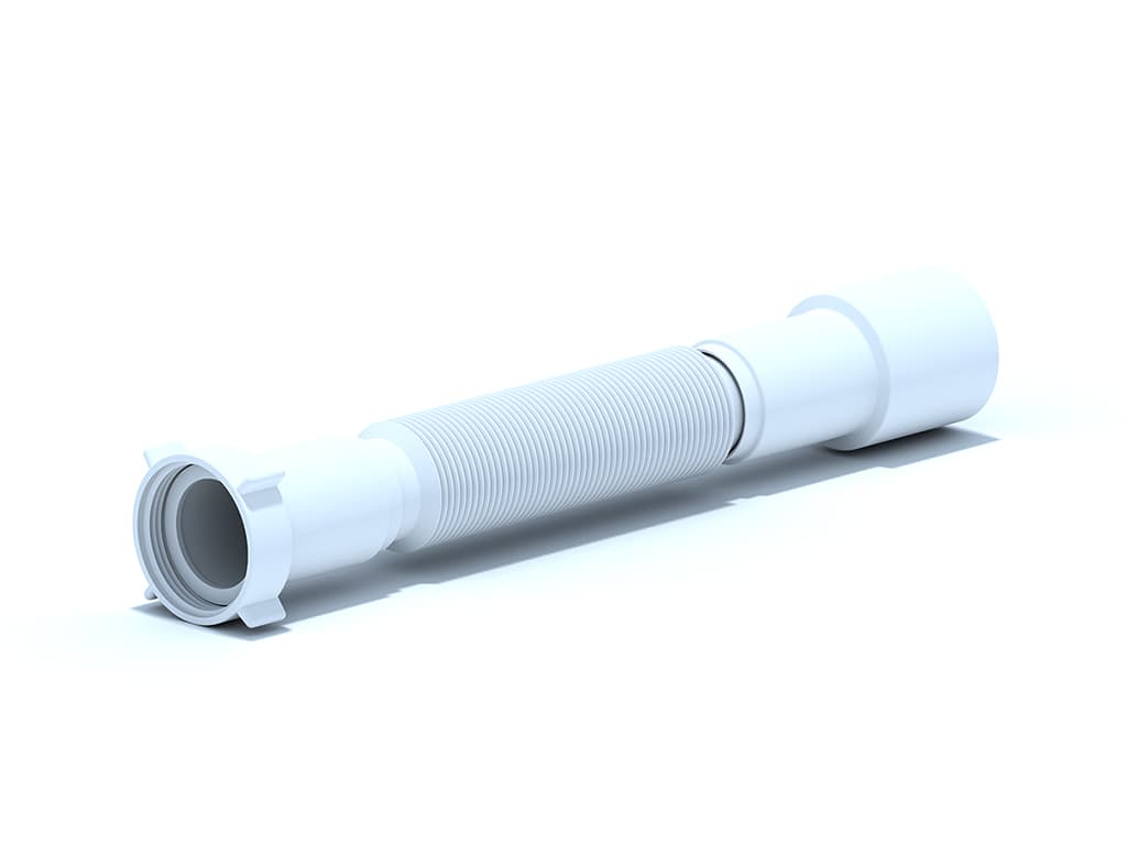 Гъвкава връзка за сифон с PVC гайка 1 1/2" x 40/50
