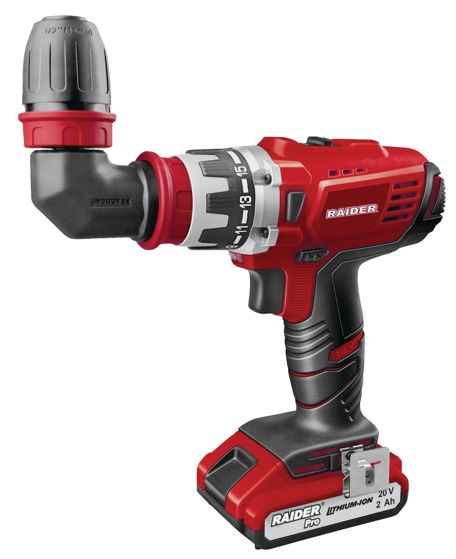 Акумулаторна бормашина в куфар Raider RDP-CDL21 20V / 58Nm