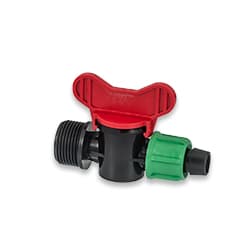 Мини кран мъжки с адаптор 16mm x3/4" 
