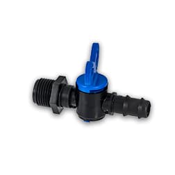 Мини кран оребрен мъжко-мъжко 16mm x 1/2" 