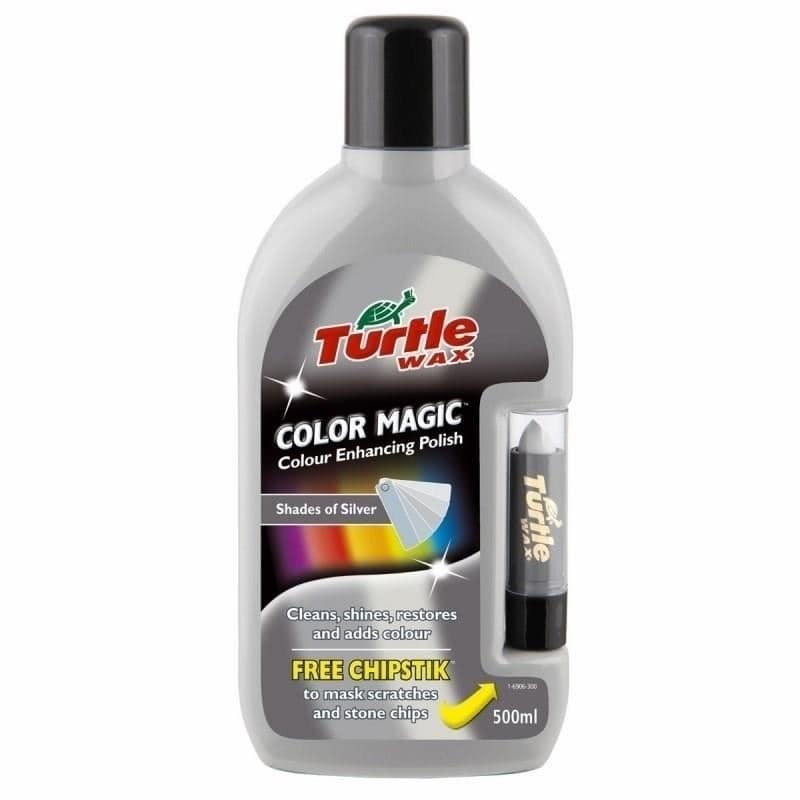 Полирпаста, цвят сив + молив коректор Turtle Wax Color Magic 500ml