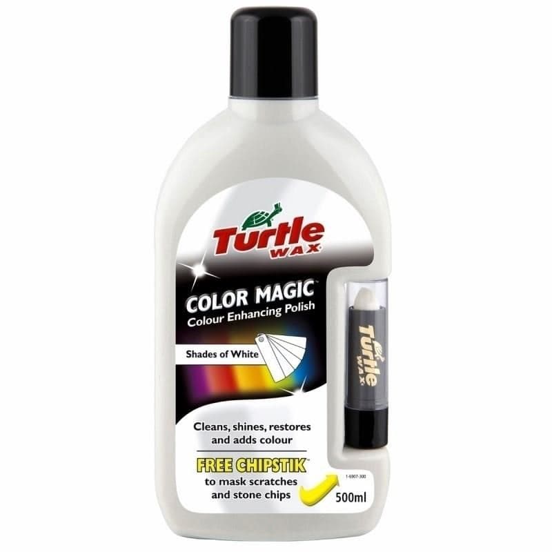 Полирпаста, цвят бял + молив коректор Turtle Wax Color Magic 500ml
