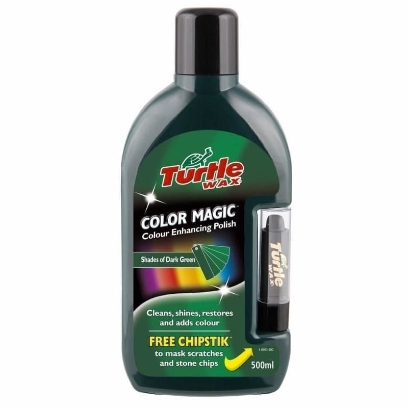 Полирпаста, цвят зелен + молив коректор Turtle Wax Color Magic 500ml