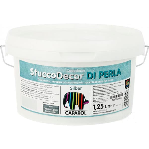 Шпакловъчна мазилка Di Perla Silber 1,25 lt