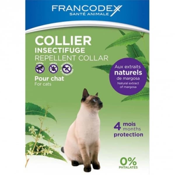Противопаразитна каишка за котки Francodex