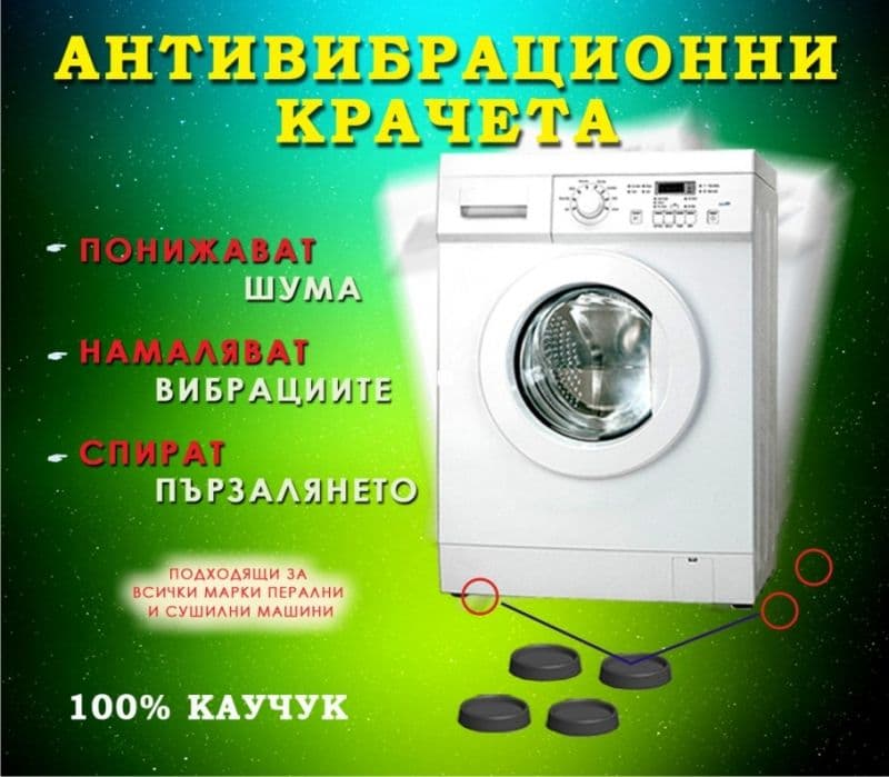 Антивибрационни крачета 100% каучук