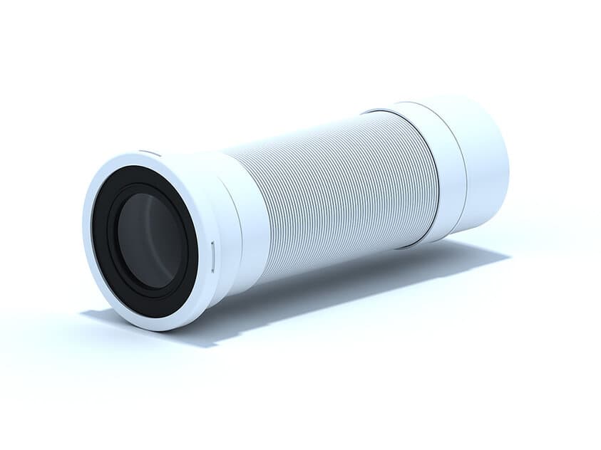 Разтегаема гофрирана връзка за тоалетна D110mm 350-950mm