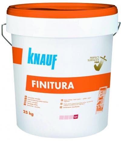 Суперфина готова шпакловка за перфектна повърхност Knauf Finitura 20кг