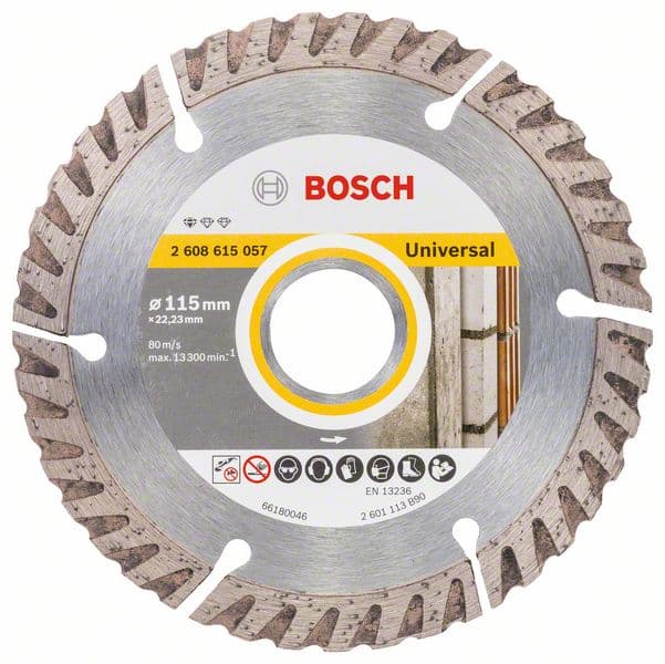 Диамантен диск с широко приложение Bosch 115x22.23x2x10мм