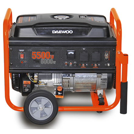 Бензинов монофазен генератор Daewoo GD6500 / 5000W