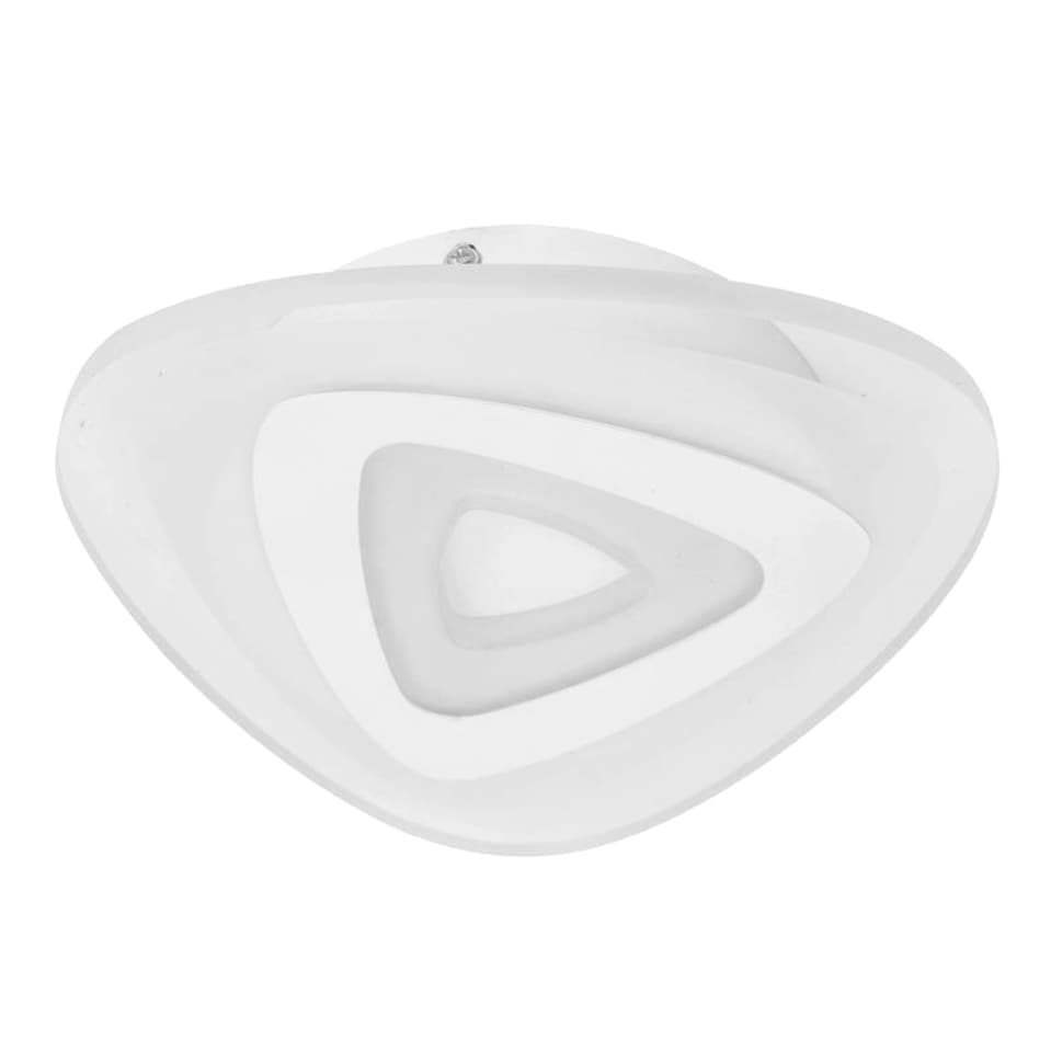 LED плафон Lightex Turn 17W бял 