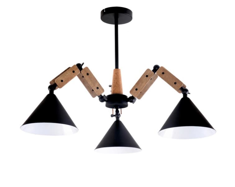 Полилей Lightex Ofelia 3xE27 черен 
