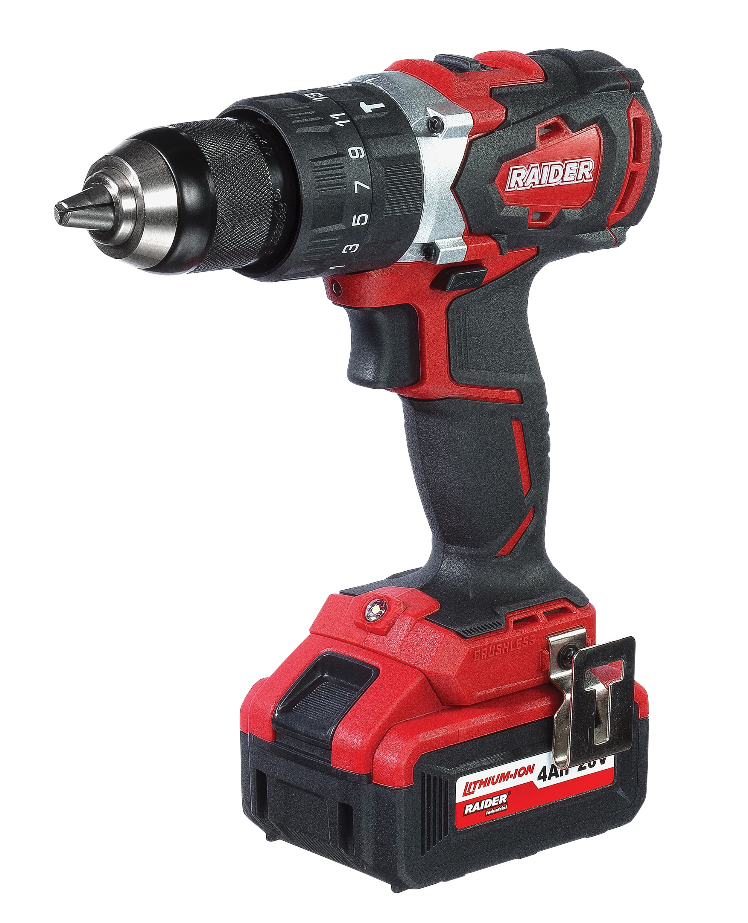 Акумулаторна ударна бормашина Raider Industrial RDI-CDB01  20V / 62Nm 