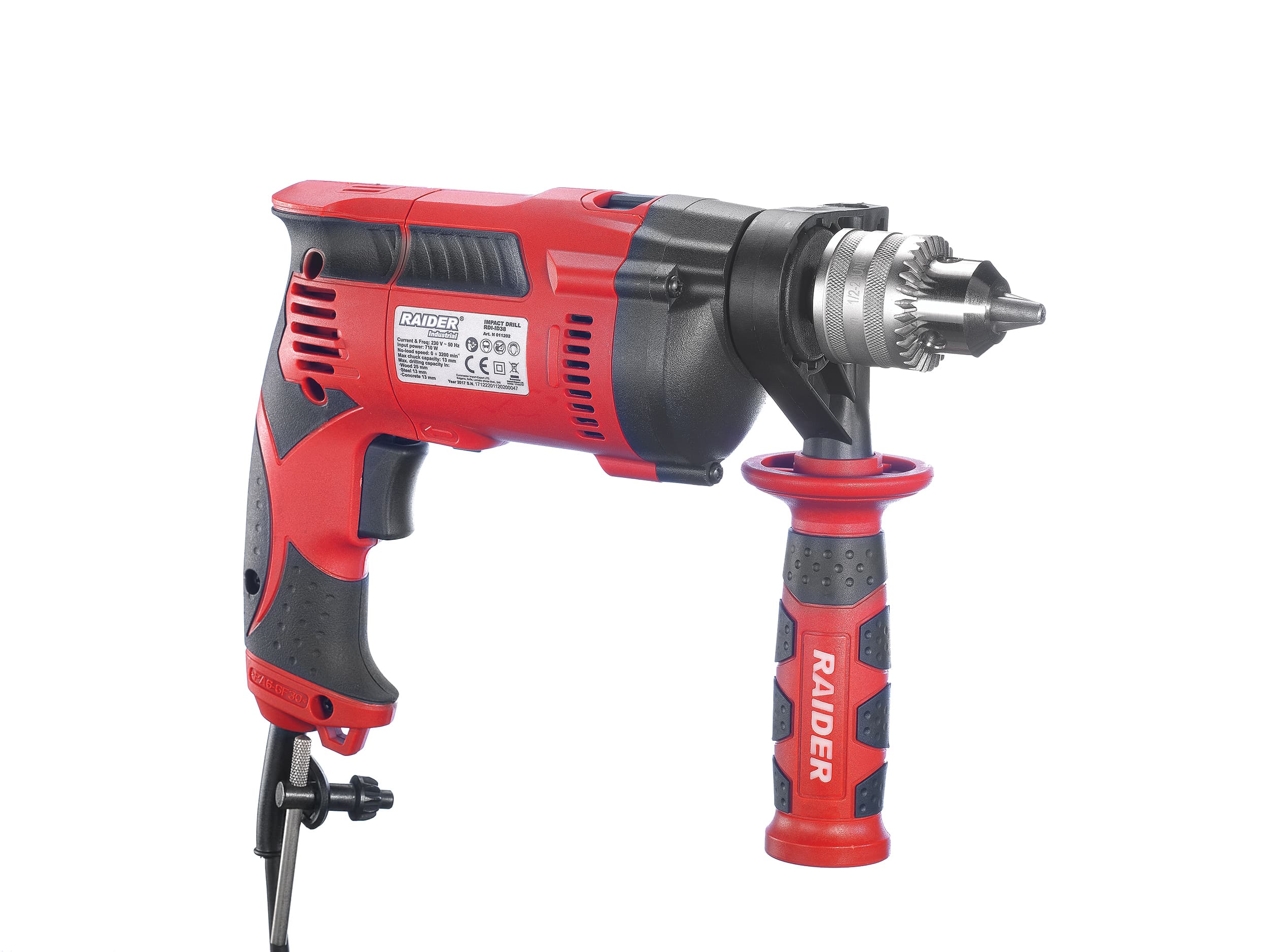 Бормашина с метален корпус Raider Industrial RDI-ID38 710W  