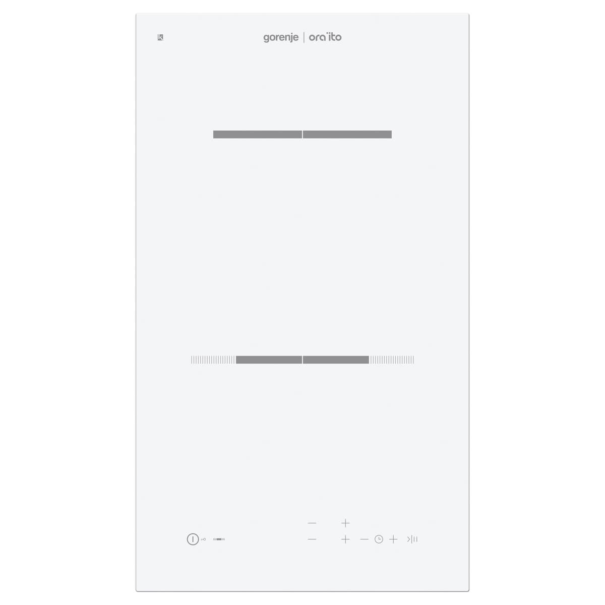 Стъклокерамичен плот за вграждане с 3 котлона Gorenje ECT322ORAW бял