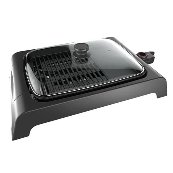 Електрическа скара със стъклен капак Homa HG-4033G / 2000W