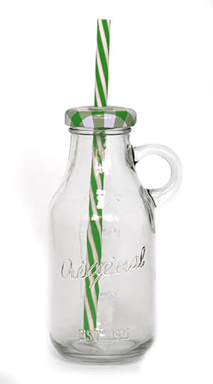 Бутилка с капаче и сламка 250ml