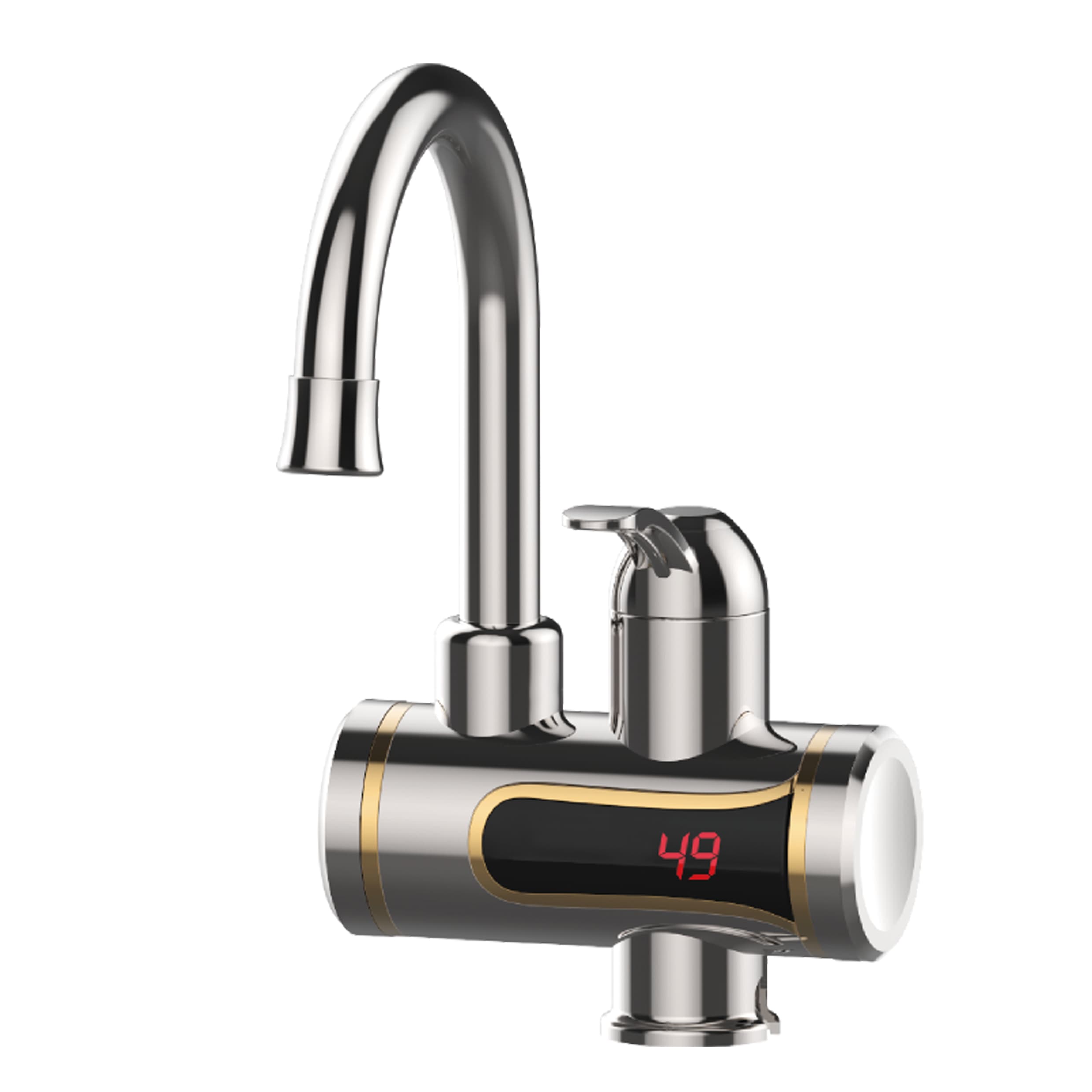 Стоящ смесител с електрически водонагревател с метален корпус Cascada DO-8-3 C S/S