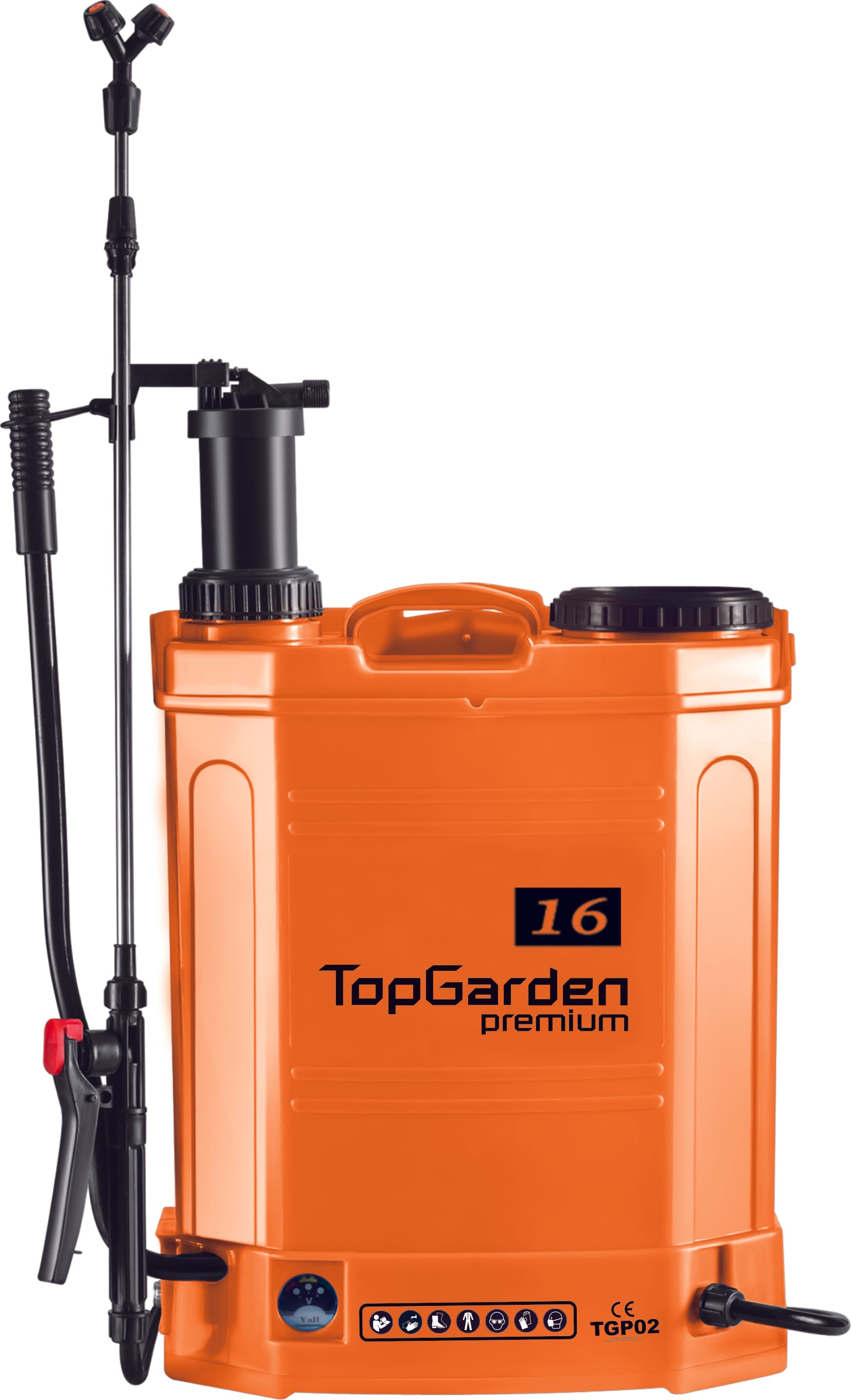 Акумулаторна пръскачка Top Garden 16л / 12V + ръчно пръскане