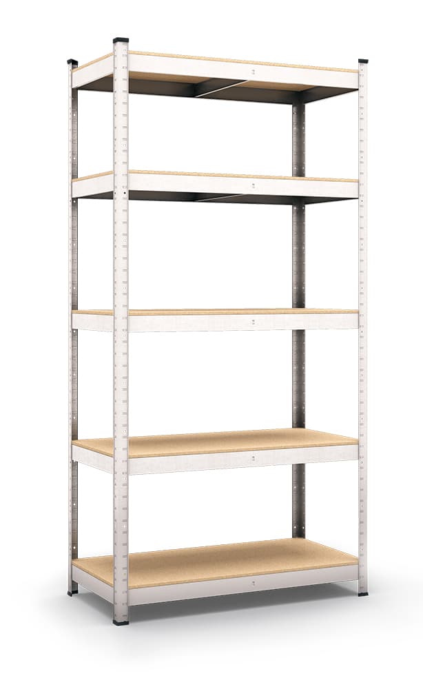 Метален поцинкован стелаж Standart DIY / 180х90х40 см, до 175 кг на рафт 