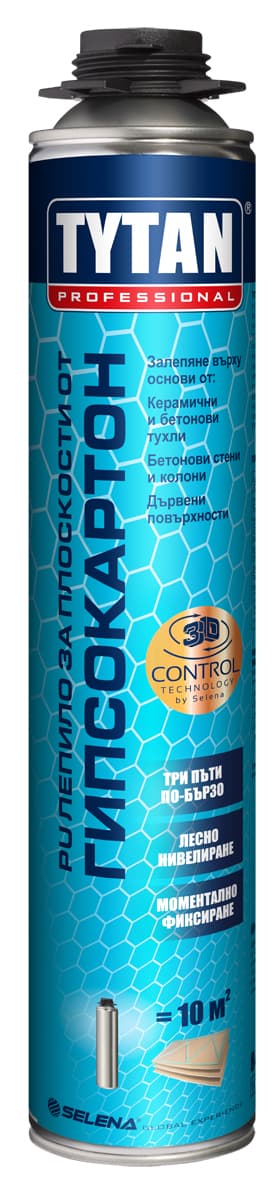 Полиуретаново лепило за гипсокартон Tytan Professional Cardboard PU