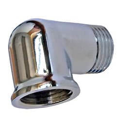 Водопроводно нипел-коляно хром 1/2'' Sakar