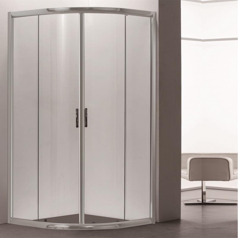 Овална душ кабина без корито Cascada 8120ER / 90x90x195см 