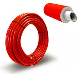 Тръба Pex-Al-Pex Sesta 16х2 червена изолация