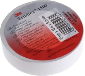 Изолирбанд 3М Temflex 1500 бял 10м/15мм 
