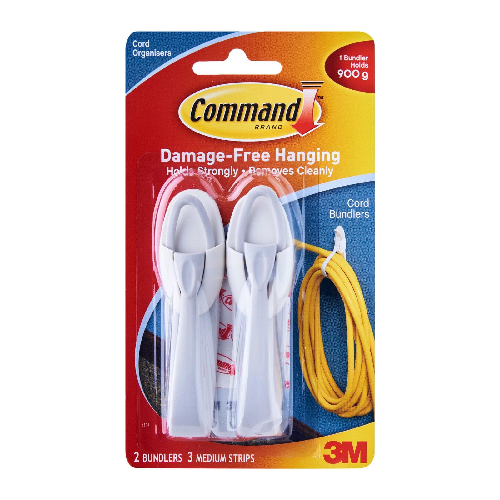 Държач за кабели 3M Command 17304 / 2 броя
