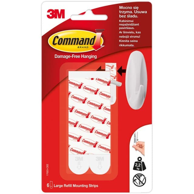 Монтажни лепенки 3M Command 17023 L / 2.2 кг