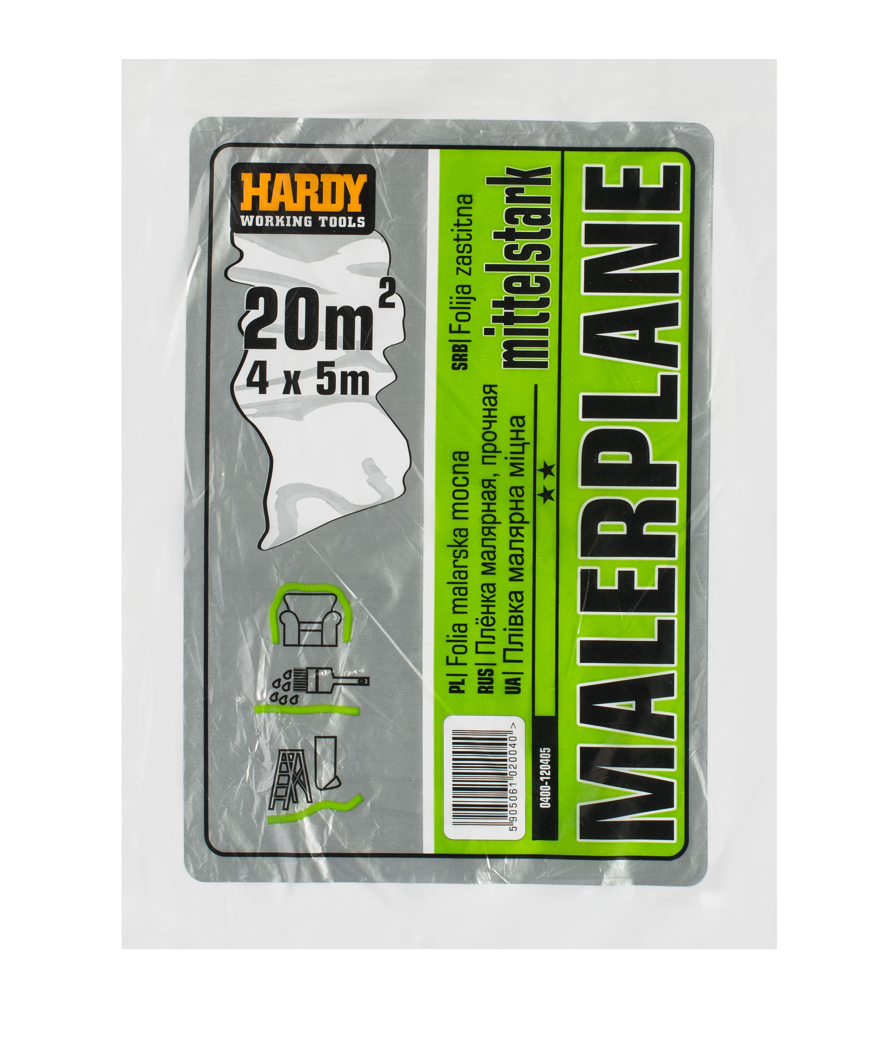 Покривен найлон Hardy 4x5m / 12мкр