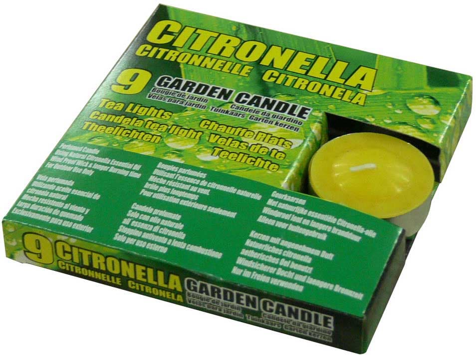Чаени свещи против насекоми Citronella 9 броя
