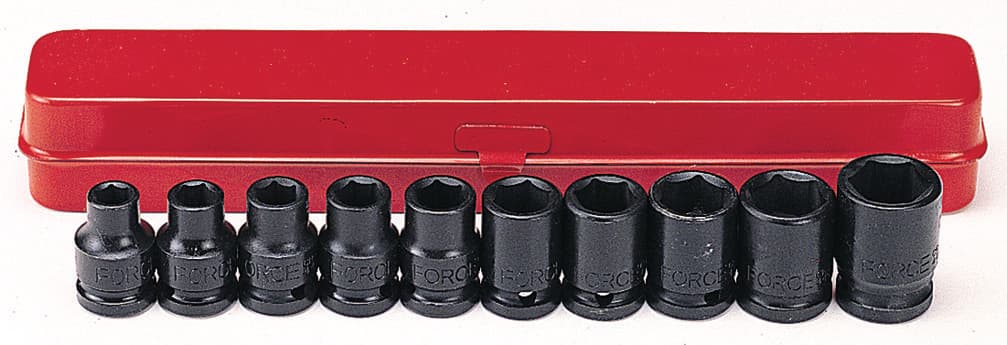 Комплект ударни вложки 10 части Force 4109 1/2" (11-24mm) 