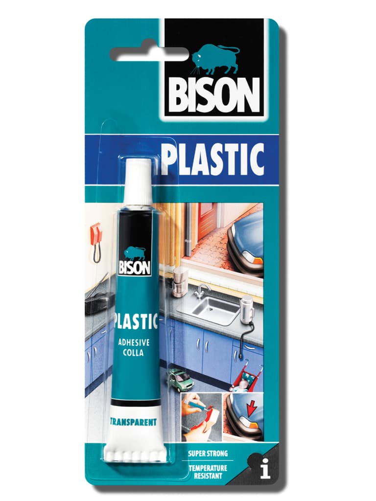 Лепило за пластмаси Bison Plastic ® туба 25 мл / блистер