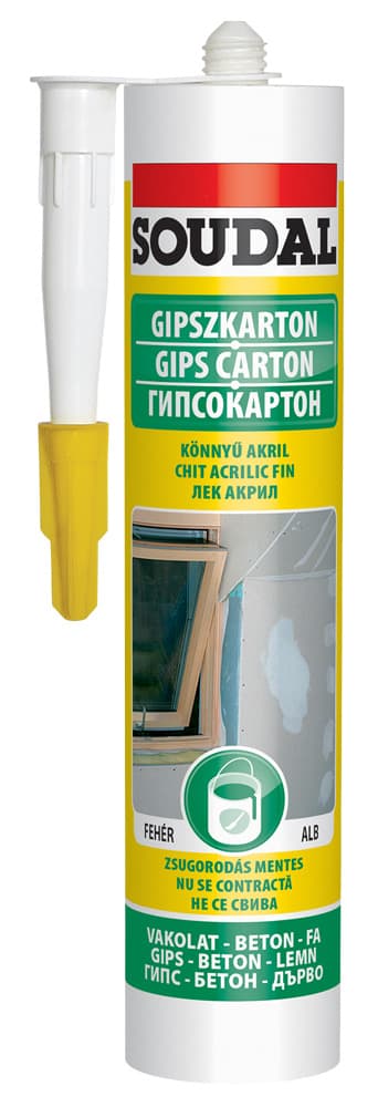 Лека акрилна замазка Soudal 280 мл