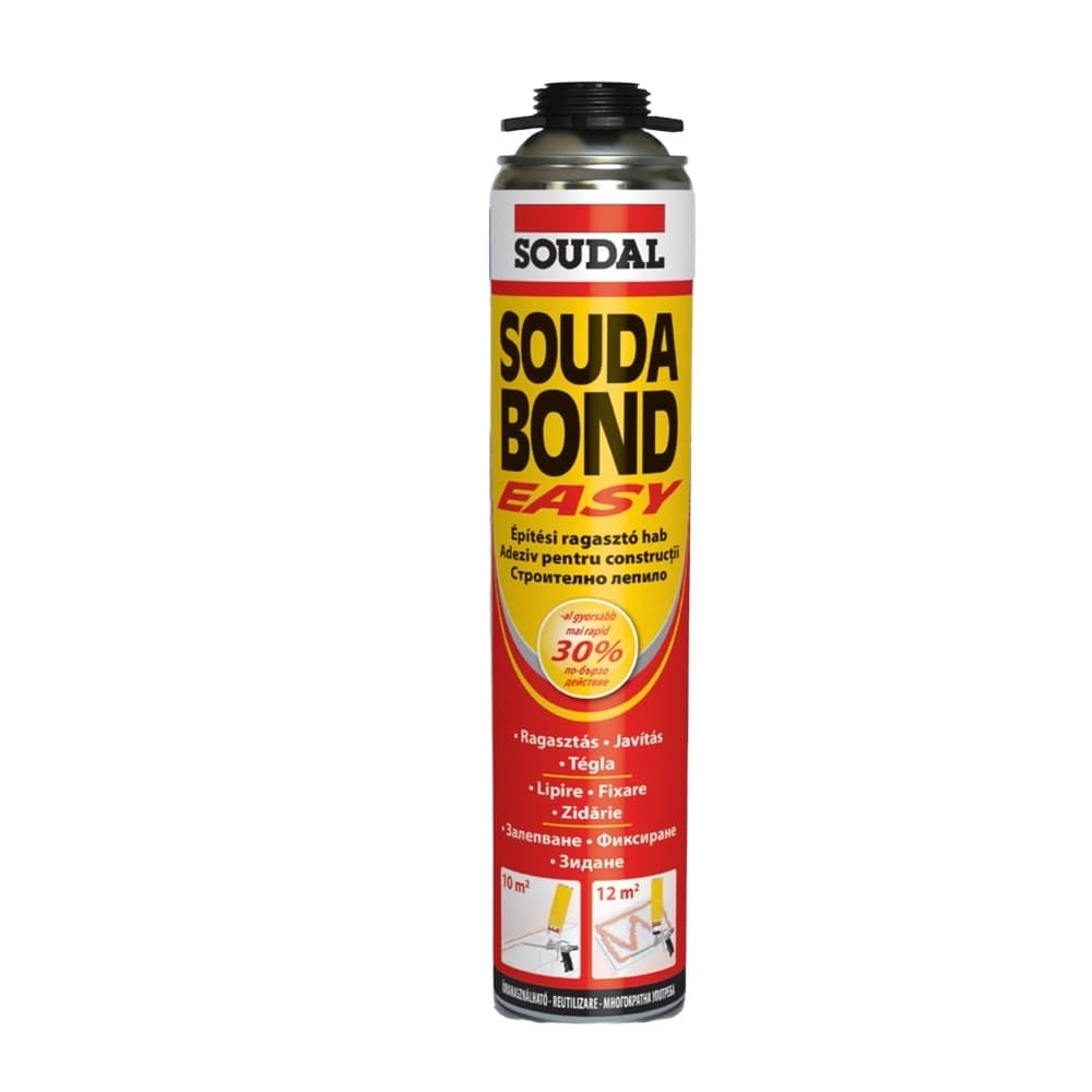 Строително лепило Soudal Soudabond Easy пистолетен 750 мл