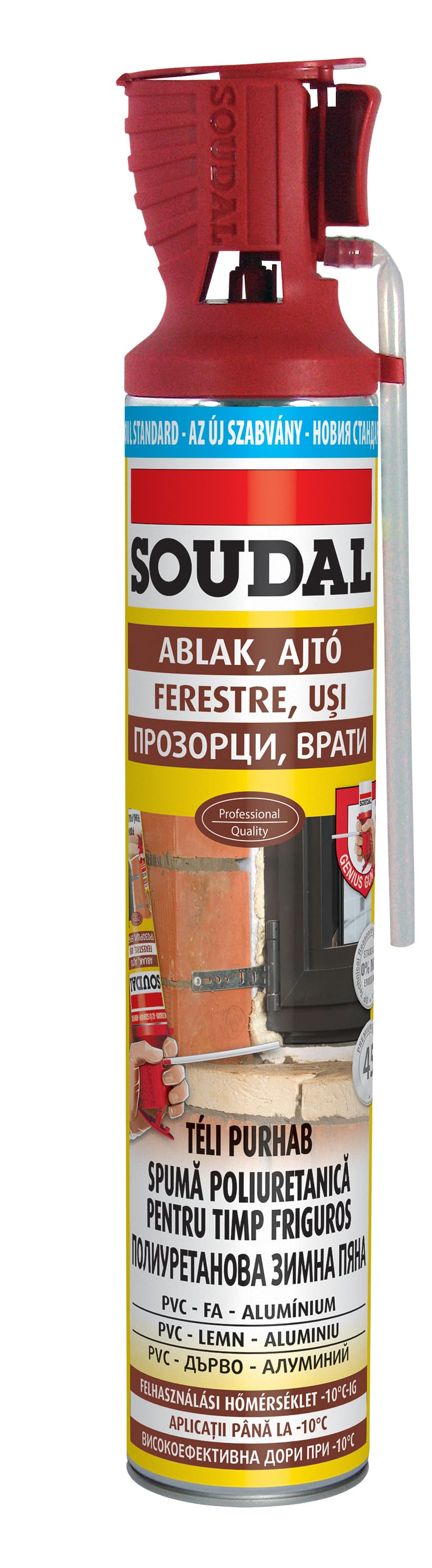 Полиуретанова зимна пяна Soudal ръчна 750 мл