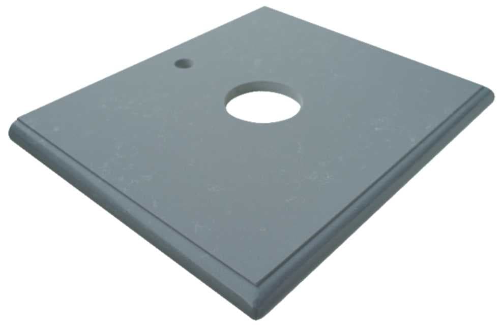 Плот за баня кварцов камък Inter Ceramic Pietra сив