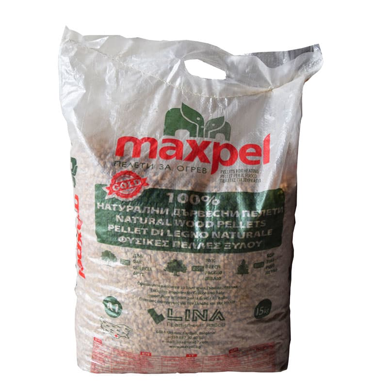 Дървесни пелети Maxpel Gold 15 кг