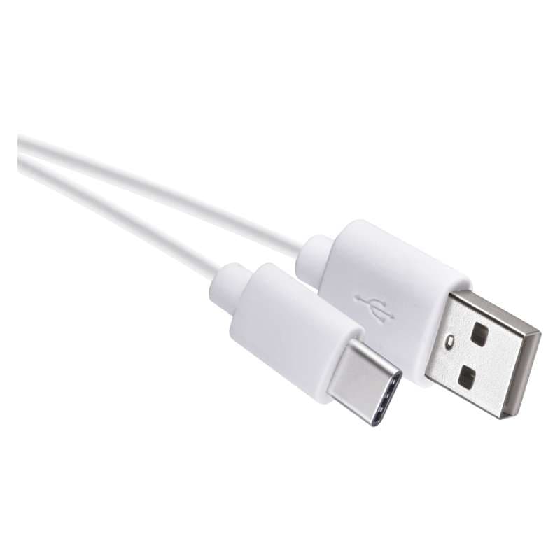 Кабел за телефон бял USB / USB-C 0.2м / SM7024W 