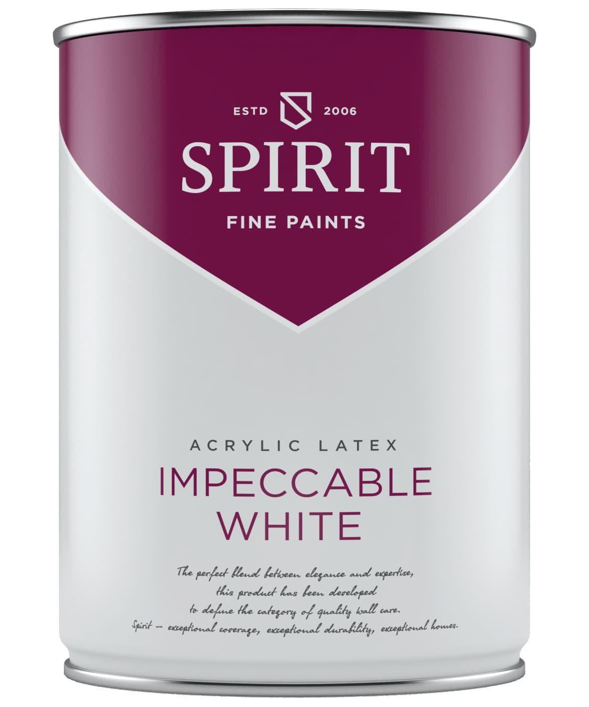 Интериорна боя Spirit Acrylic Latex Impeccable White 1л бяла 