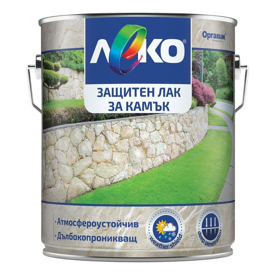 Защитен лак за камък Леко 2.5л