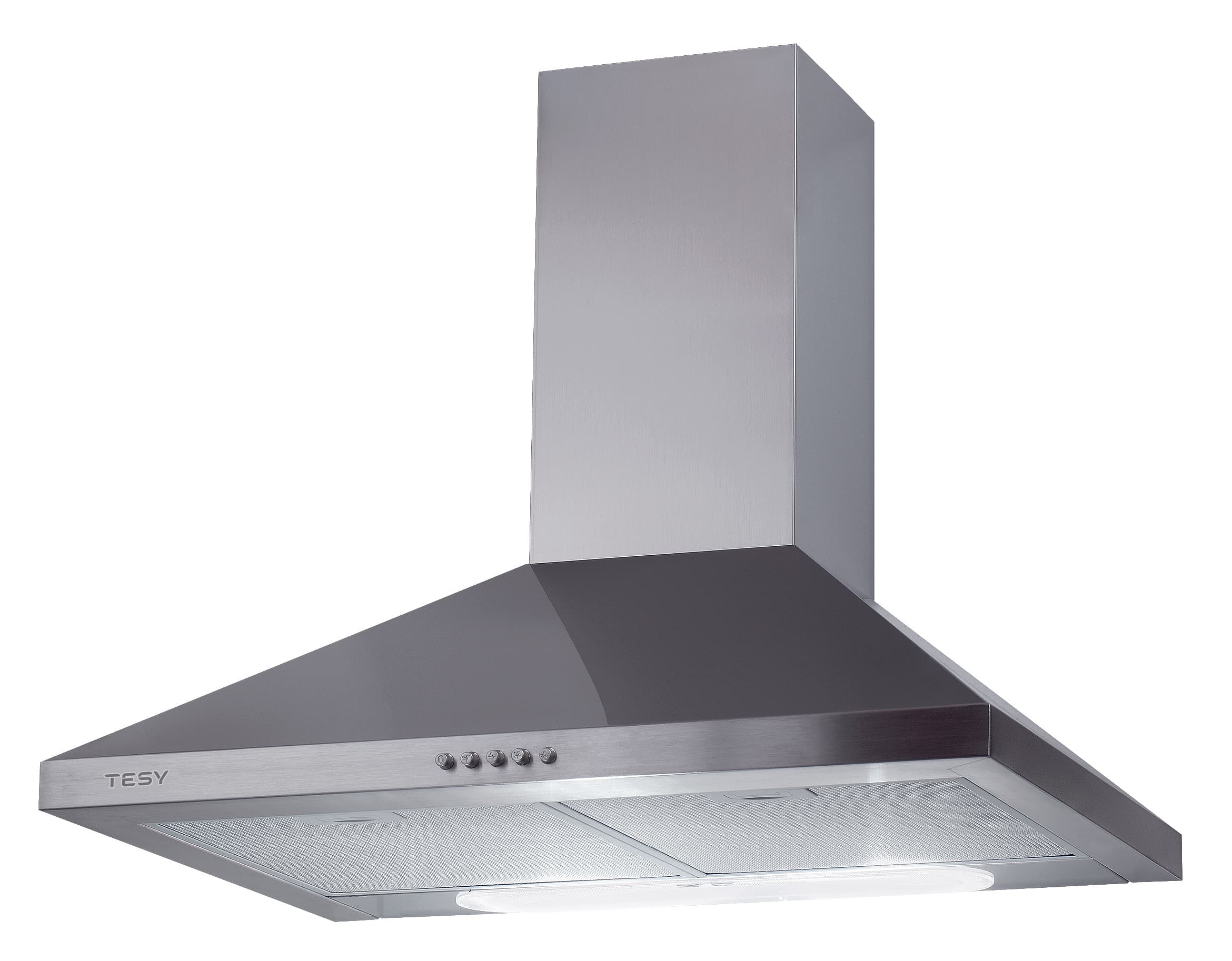 Каминен тип aспиратор Tesy CH 301 1T 60 IX 125W