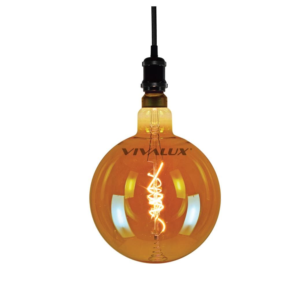LED крушка филамент Vivalux GFA200 Flick Art LED E27 6W 2200K 