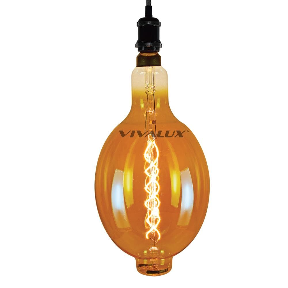LED крушка филамент Vivalux BTA180 Flick Art LED E27 8W 2200K 