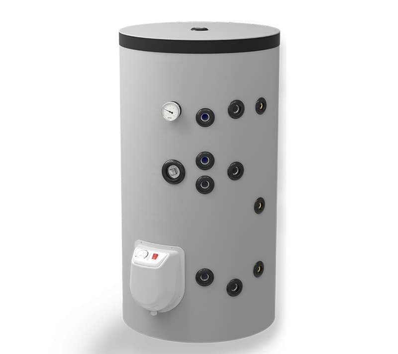 Стоящ емайлиран бойлер с две серпентини Eldom FV15060S2 150л / 3kW 