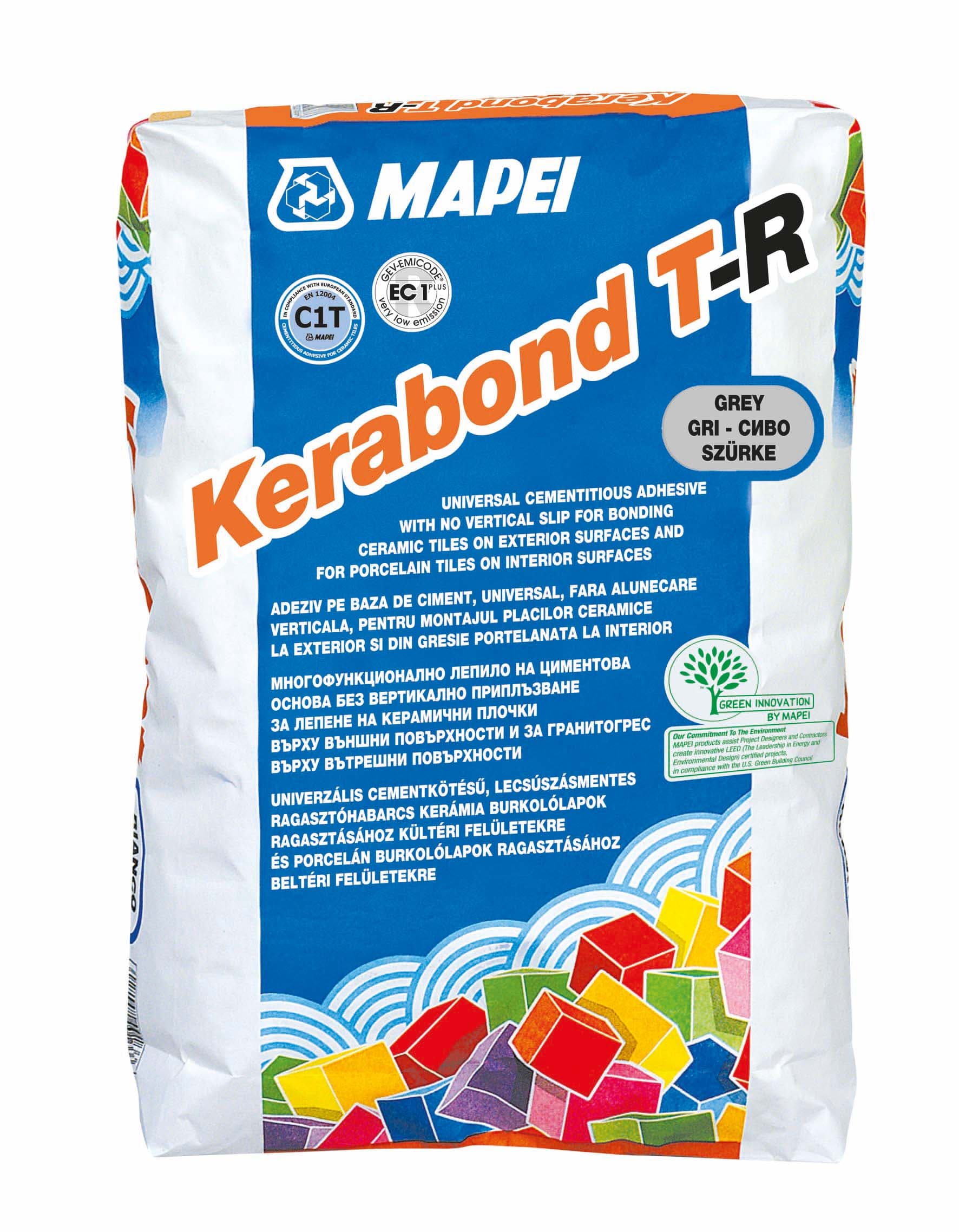 Лепило за плочки и гранитогрес на закрито Kerabond T-R C1T 25 кг