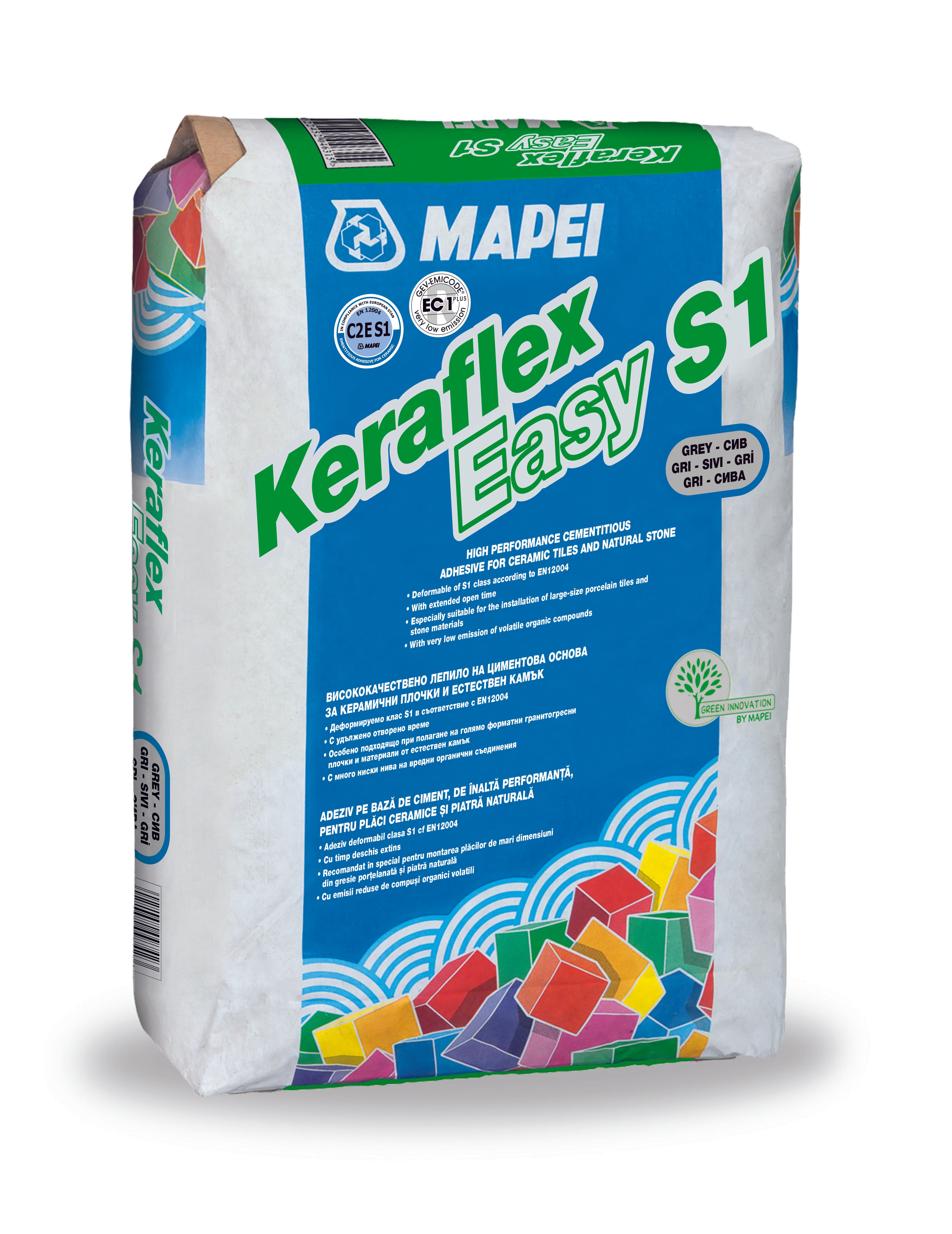 Еластично лепило за гранитогрес Keraflex Easy C2Е S1 25кг