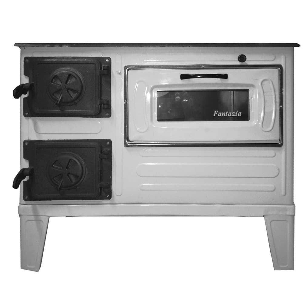 Готварска печка Фантазия Селска бяла 6.4 kW